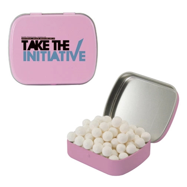 Small tin made in China that is then filled in the... from ASI 61125 Hit Promotional Products