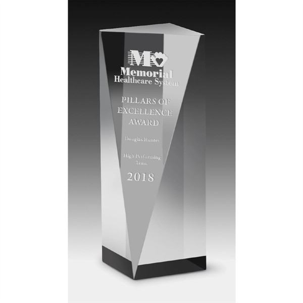 2" thick, carved obelisk award with customization.... from ASI 62660 Innovation Line