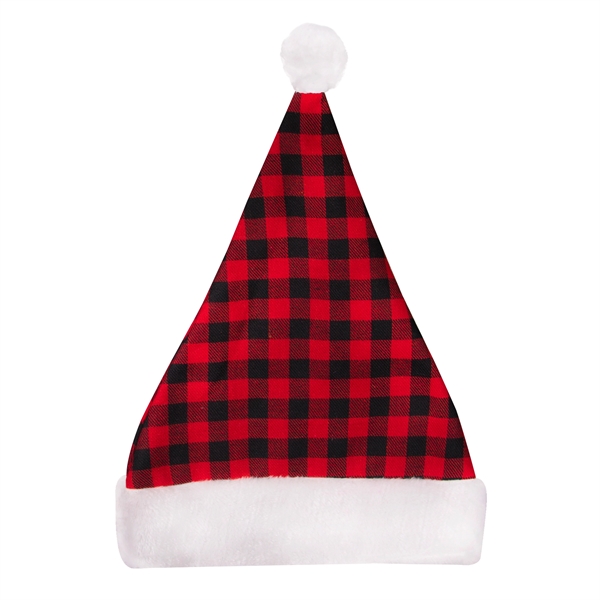 Red and black plaid Santa Claus hat... from ASI 42016 Brighter Promotions Inc