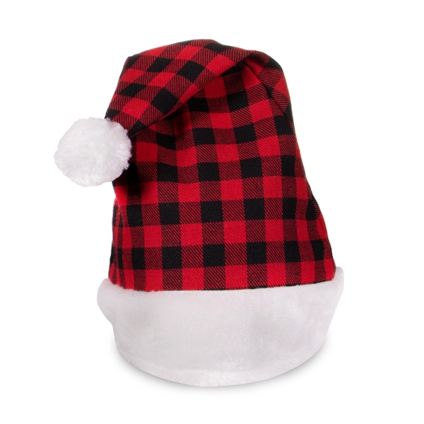 Red and black plaid Santa Claus hat... from ASI 42016 Brighter Promotions Inc