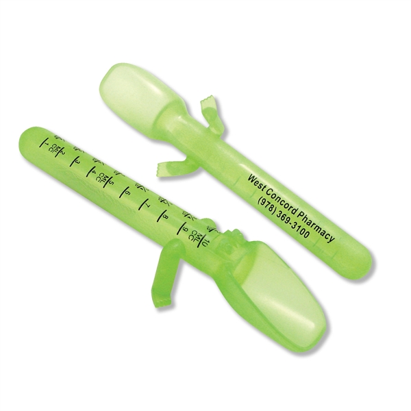 Alligator shaped medicine spoon with teaspoon and ml measurements.... from ASI 92977 UniversalPromo, Inc / UP Line