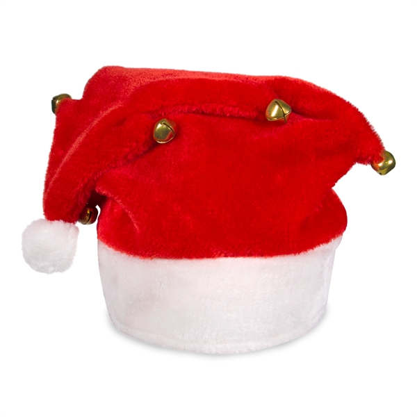 Plush Santa Claus hat with actual jingle bells.... from ASI 42016 Brighter Promotions Inc