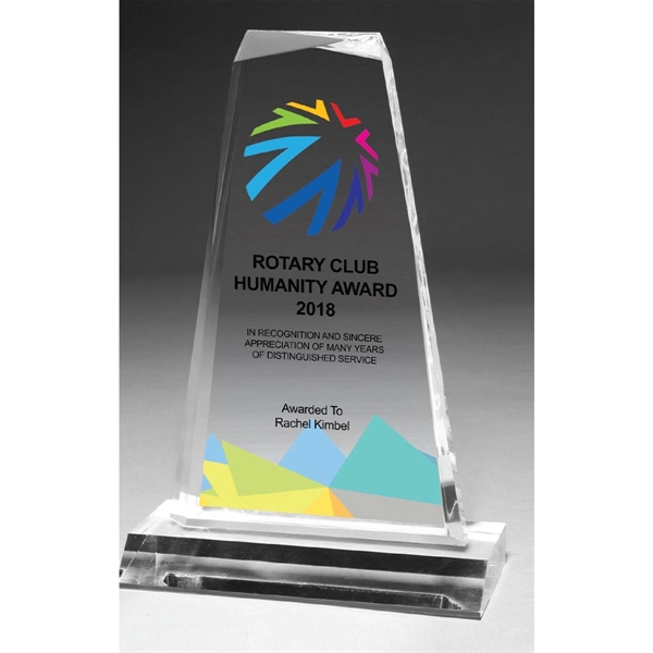 Multi-faceted acrylic award with your choice of customization method.... from ASI 62660 Innovation Line
