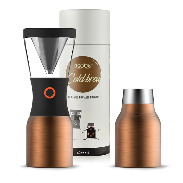40 oz./450 ml cold brew insulated portable brewer.... from ASI 31518 ADNART