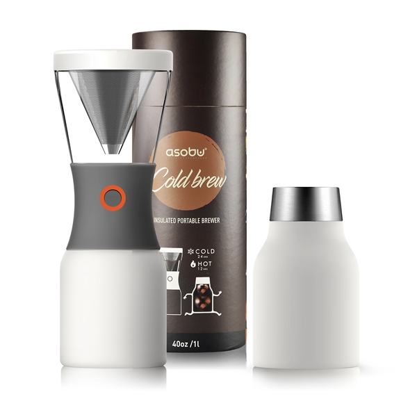 40 oz./450 ml cold brew insulated portable brewer.... from ASI 31518 ADNART