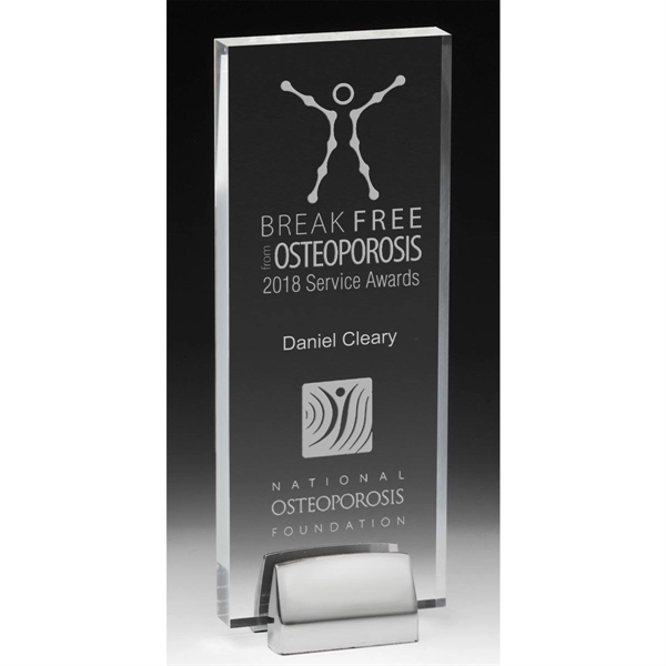 3 1/2" x 9" x 3/4" acrylic award that features a... from ASI 62660 Innovation Line