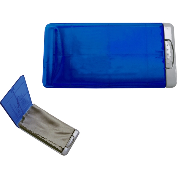 6" x 6" microfiber lens cloth for eyeglasses, computer screens, cellphones... from ASI 61966 HPG / Beacon Promotions