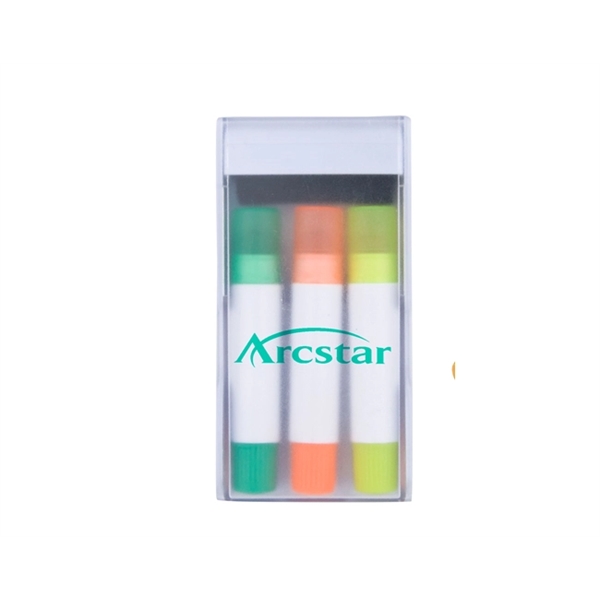 5-in-1 ABS highlighter trio with phone stand box, screen cleaner and... from ASI 30442 Above & Beyond Advertising Products / PromoAdLine