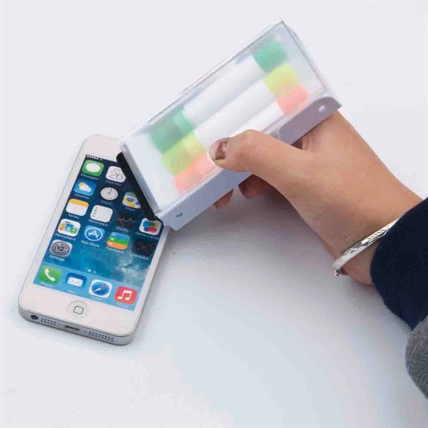 5-in-1 ABS highlighter trio with phone stand box, screen cleaner and... from ASI 30442 Above & Beyond Advertising Products / PromoAdLine