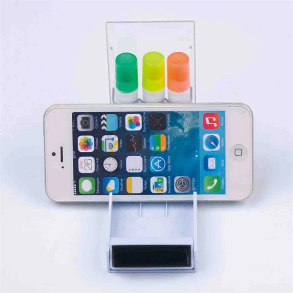 5-in-1 ABS highlighter trio with phone stand box, screen cleaner and... from ASI 30442 Above & Beyond Advertising Products / PromoAdLine