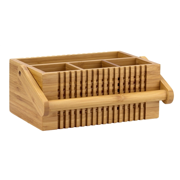 Bamboo lattice flatware caddy.... from ASI 91565 Totally Bamboo / Totally Bamboo
