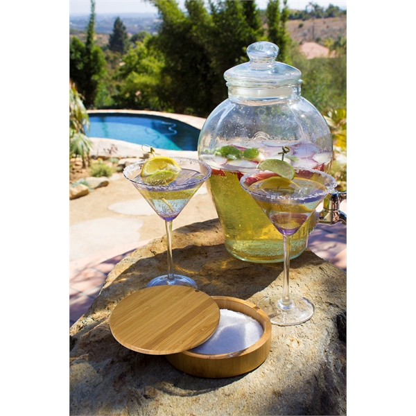 Bamboo barkeeper's salt box.... from ASI 91565 Totally Bamboo