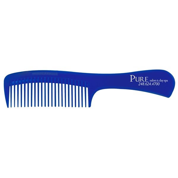 9" x 2" plastic boutique comb, offered in an assortment of... from ASI 62190 Illini