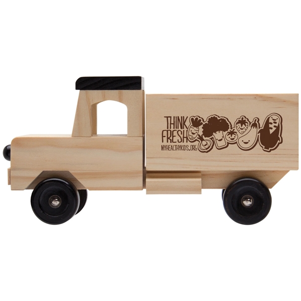 7 1/2" x 2 1/8" x 2" wooden truck.... from ASI 62190 Illini