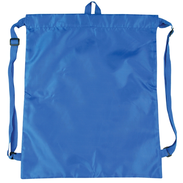 Drawstring backpack with adjustable shoulder straps... from ASI 34046 Allcasion Travelware Co
