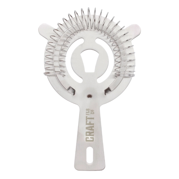 Cocktail strainer made of brushed stainless steel.... from ASI 57655 STOPNGO Line