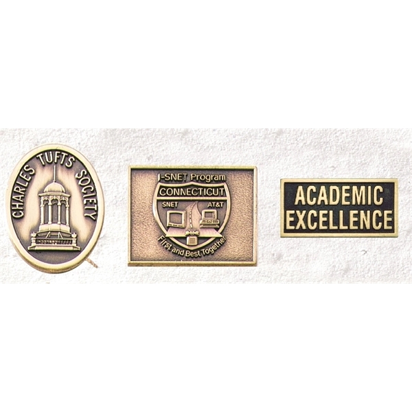 Price Includes: Up to 1-1/8" size Die Struck Brass Lapel Pin... from ASI 69240 MasterCast LTD / MasterCast