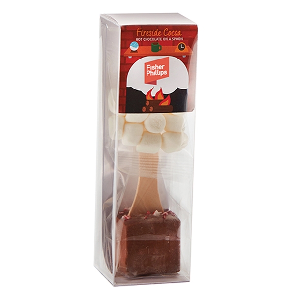 Hot chocolate on a spoon kit featuring mini marshmallows and peppermint.... from ASI 71685 Midnite Snax®