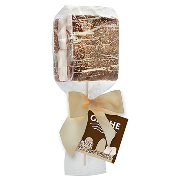 S'mores Pop. Two chocolate graham crackers with marshmallow drizzle and crushed... from ASI 71685 Midnite Snax®