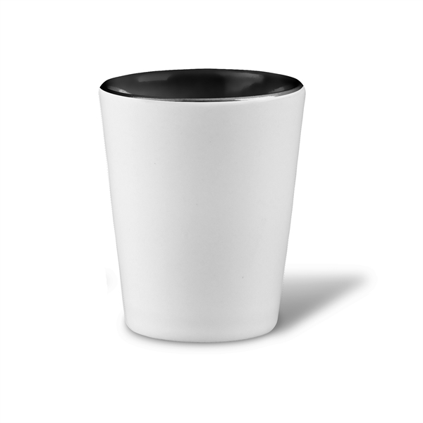 2 Oz. Two Tone Ceramic Shot Glass... from ASI 52475 Xpres LLC