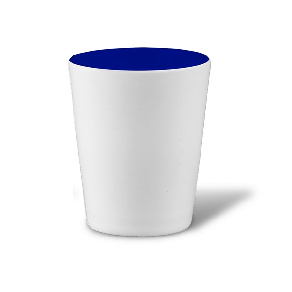 2 Oz. Two Tone Ceramic Shot Glass... from ASI 52475 Xpres LLC