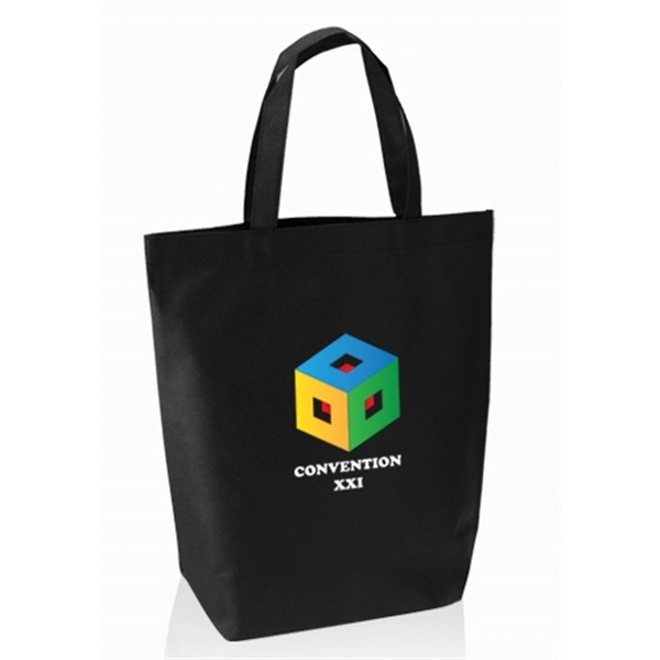 13" W x 15" H non-woven shopper tote bag with reinforced... from ASI 39552 BEL Promo