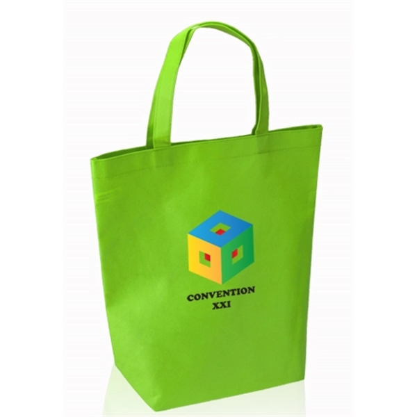 13" W x 15" H non-woven shopper tote bag with reinforced... from ASI 39552 BEL Promo