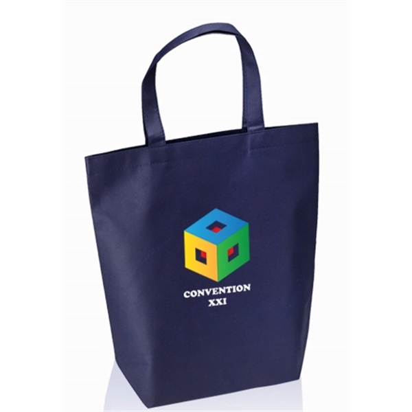 13" W x 15" H non-woven shopper tote bag with reinforced... from ASI 39552 BEL Promo
