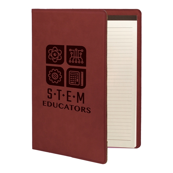 1.5" x 9.5" x 12" portfolio made of rose leatherette with... from ASI 74601 Calico