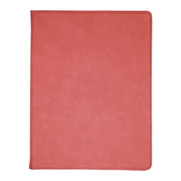 1.5" x 9.5" x 12" portfolio made of pink leatherette with... from ASI 74601 Calico