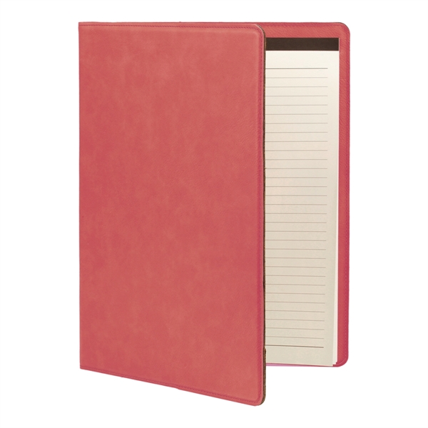 1.5" x 9.5" x 12" portfolio made of pink leatherette with... from ASI 74601 Calico