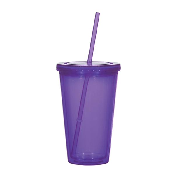 16 and 20 ounce acrylic plastic double-wall insulated tumblers with lid... from ASI 31978 Admanline