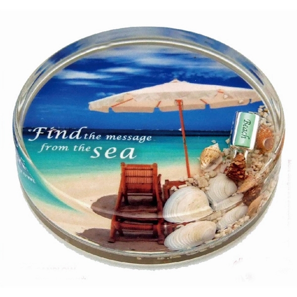 Liquid Coaster With Custom Four Color Process Insert. With shells ,... from ASI 62635 Inno-Vative Solutions Grp LTD