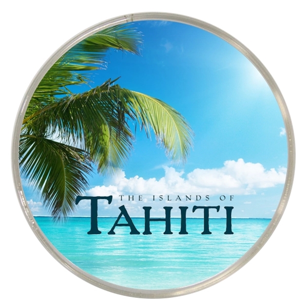 Liquid Coaster With Custom Four Color Process Insert.... from ASI 62635 Inno-Vative Solutions Grp LTD