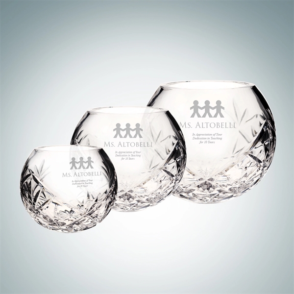 Medium Mira Bowl is made of lead crystal and measures 3... from ASI 47791 Best Deal Awards