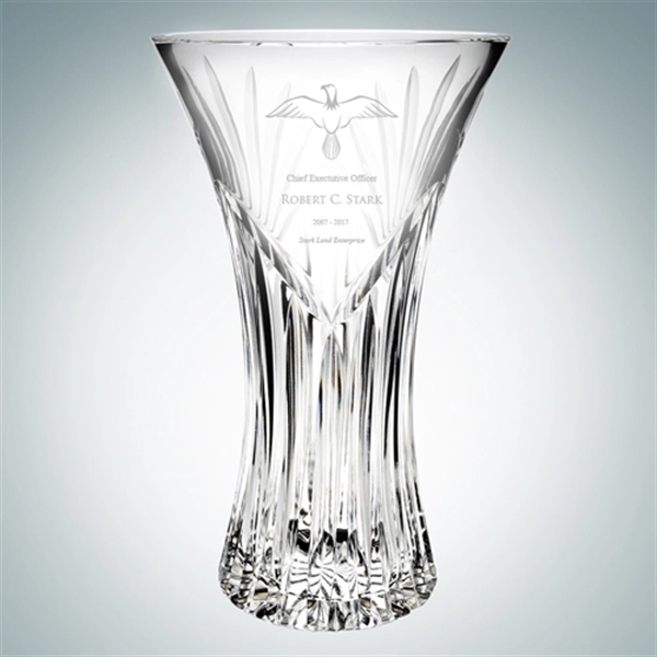 Large Oasis vase made of lead crystal and measuring 9" x... from ASI 47791 Best Deal Awards