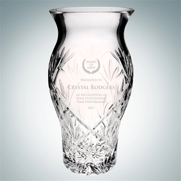 Large Curva vase made of lead crystal and measuring 10" x... from ASI 47791 Best Deal Awards
