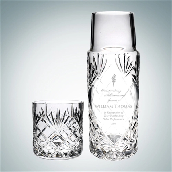 Joan cut Carafe with Tumbler set is made of lead crystal... from ASI 47791 Best Deal Awards