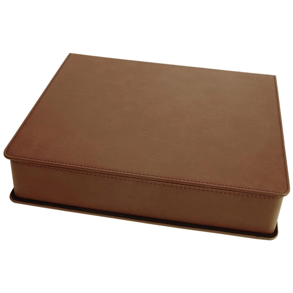 Dk. brown 10 1/2" x 8 3/8" x 2 1/4" wine... from ASI 74601 Calico