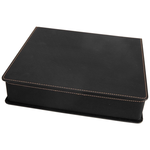 Black 10 1/2" x 8 3/8" x 2 1/4" wine kit... from ASI 74601 Calico