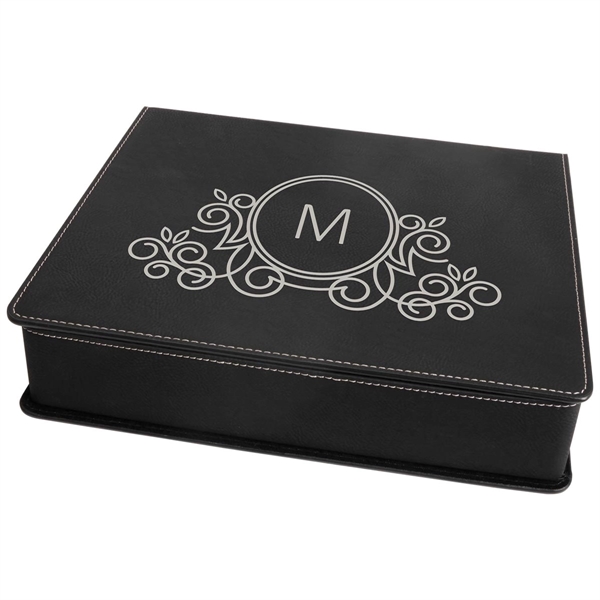 Black 10 1/2" x 8 3/8" x 2 1/4" wine kit... from ASI 74601 Calico