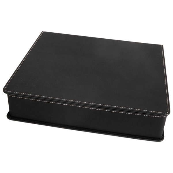 Black 10 1/2" x 8 3/8" x 2 1/4" wine kit... from ASI 74601 Calico