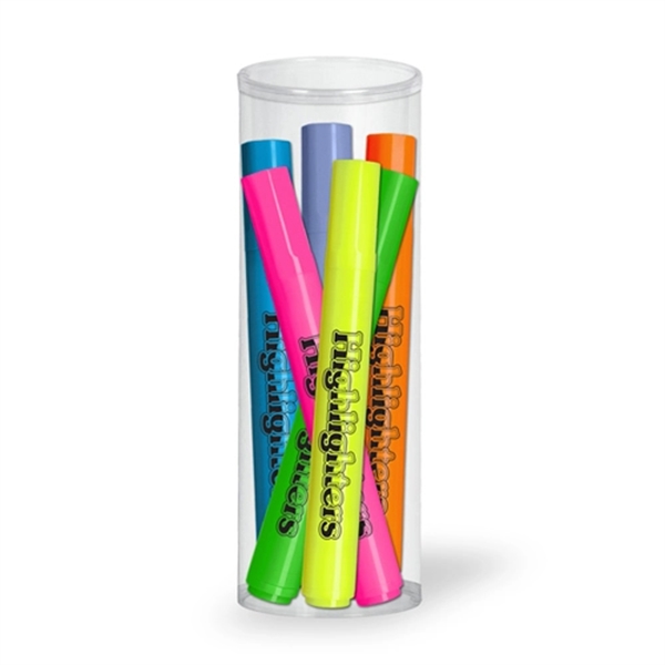 Brite Spots® Fluorescent Highlighters 6 Pack Tube Set... from ASI 67675 Liqui-Mark Corp