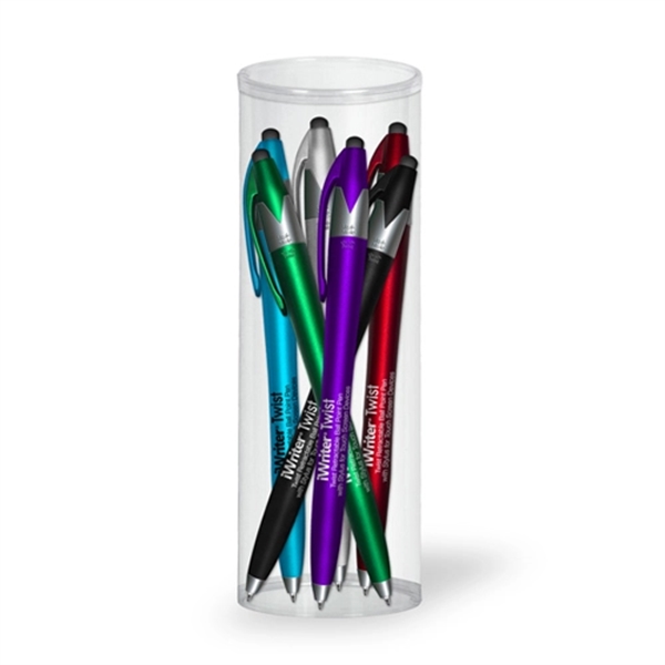 iWriter Twist Stylus Pen 6 Pk Tube Set... from ASI 67675 Liqui-Mark Corp