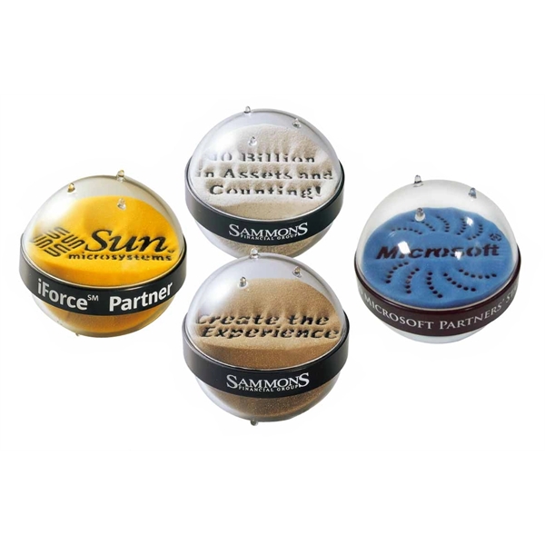 Visual sand creations are interactive anti stress desk toys and paper... from ASI 62635 Inno-Vative Solutions Grp LTD