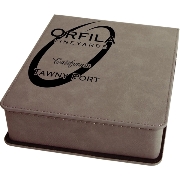 Gray 6 5/8" x 7 3/8" x 2" three-piece wine kit... from ASI 74601 Calico