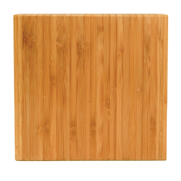 Four-piece cheese slicing set in 8" x 8" bamboo case with... from ASI 74601 Calico