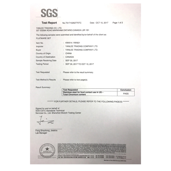 Utensils in pouch.... from ASI 98766 Yanlee Trading Co Ltd