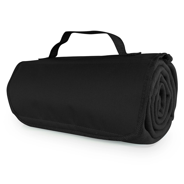 Polar fleece blanket with polyester pocket flap. Includes carrying strap.... from ASI 40544 Binaco / Binaline