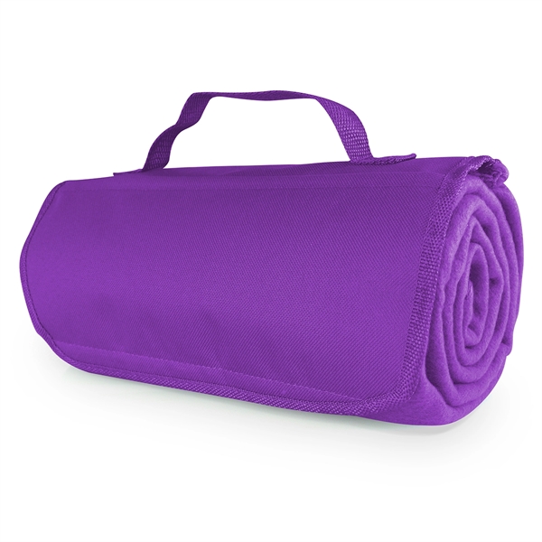 Polar fleece blanket with polyester pocket flap. Includes carrying strap.... from ASI 40544 Binaco / Binaline